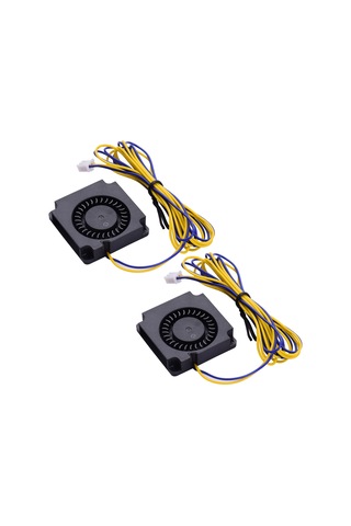 Monyee Ender-3 Serisi İçin 24v 0.07a 3d Yazıcı Fanı, Plastik, Siyah, 2 Adet Paketi