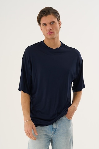 Alexander Gardi Alexandergardı Basic Oversize T-shirt Lacivert