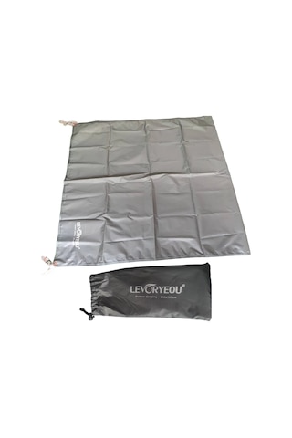 Lemestar Dış Mekan Kampı İçin Su Geçirmez, Nem Engelleyici Ve Dayanıklı 210d Oxford Dokulu Dörtgen S Boy 1-2 Kişilik Hafif Çadır Altı Bez - Topaklanabilir Taşıma Çantası İle Çok Renkli