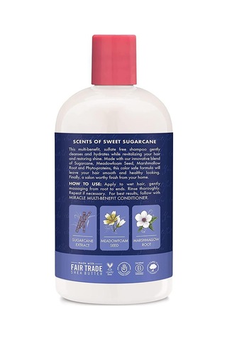 Shea Moisture Şeker Kamışı Özü ve Çayır Köpüğü Tohumu Şampuan 384