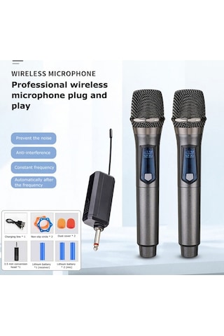 Didadodo Mikrofon Şarj Edilebilir Modeller Kablosuz Mikrofon Ev Ve Açık Hava Şarkı, Kullanımı