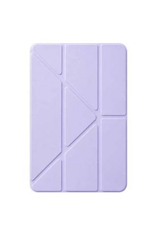 Mey İthalat İpad 2025 10.9 10.nesil A16 Mera Kalemlikli Tablet Kılıfı - Lila Arka Kapak