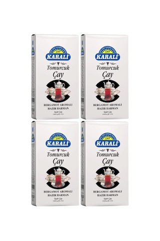 Karali Tomurcuk Bergamot Aromalı Dökme Çay 1000 Gr X 4 Adet