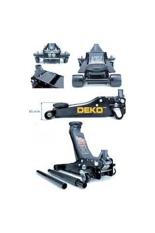 Deko Turkey 3ton Kaldırma Araç Garaj Krikosu 47cm Max Çift Piston