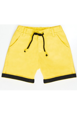 Denokids Mushi Sarı Erkek Çocuk Gabardin Şort Çok Renkli