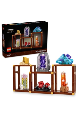 LEGO® Ideas Mineral Koleksiyonu 21362 - Taş Koleksiyoncusu Yetişkinler için Yaratıcı Model Yapım Seti (880 Parça)