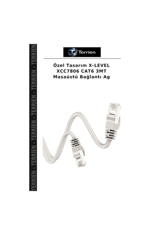 Özel Tasarım X-level Xcc7806 Cat6 3mt Masaüstü Bağlantı Ag