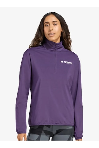 Adidas Jn3867 Terrex Multi Clımawarm Tech Kadın Sweatshirt Mor