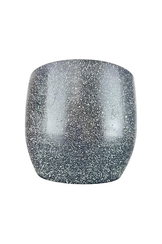 Bitki Tasarımı Ev Dekorasyon Gri Granit Toprak Saksı Saksılık Salon Çiçeklik - 19 Cm Sku: Smg8690010017680