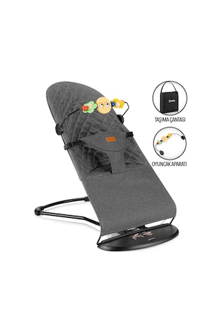 Balance Lüx Cotton Katlanır Oyuncak Aparatlı vee Seyahat Çantalı Üç Kademeli Sallanan Ana Kucağı