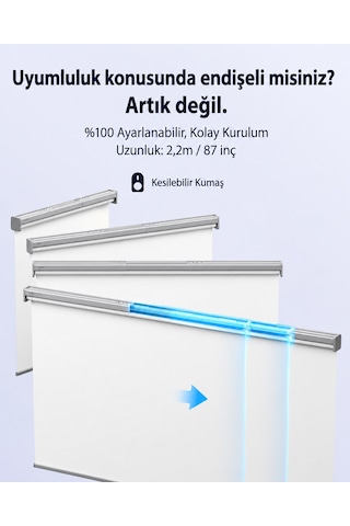 Switchbot Akıllı Stor Perde Beyaz 80 X 110 Cm