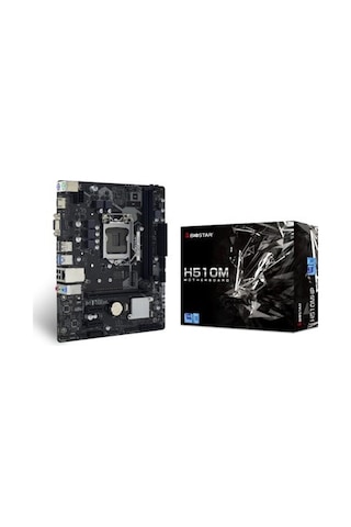 Biostar H510mhp Ddr4 3200mhz M2 Hdmı Vga Ses Ethernet 10.11.nesil 1200 Pin Anakart