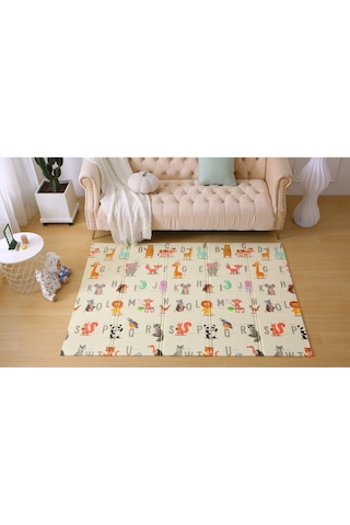 Animal Alphabet Katlanabilir Oyun Matı Oyun Halısı 150 x 180 x 1 CM