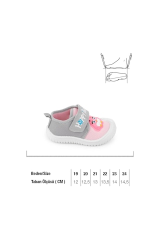 Gezer Yazlık Keten Kız Bebe Happy Birds Cırtlı Ayarlanabilir Ayakkabı Ga2ybm.03356.00.3b6.0a Pembe