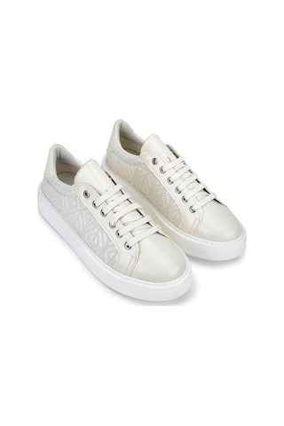 Tamer Tanca Kadın Suni Deri Beyaz Sneakers & Spor Ayakkabı 817 9878 Bn Ayk Sk25-26 Beyaz Rgn Beyaz