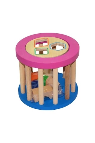 Playwood Eğitici Ahşap Silindir Bultak