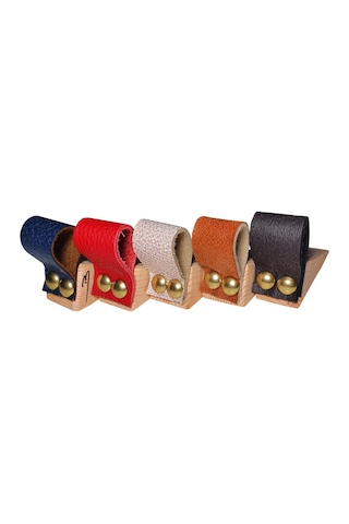 Premium 5 Renk Deri Kapı altlığı kapı stoperi stopper (5li Paket)