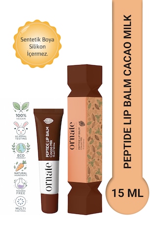 Peptide Lip Balm Cacao Milk , Nemlendirici, Parlatıcı Lip Balm Kakao Ceramide Vitamin E 15ml 868 Cacao Crush