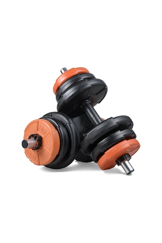 Ecgspor 21 Kg Dambıl Seti Turuncu Siyah