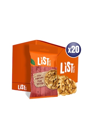 List Nuts Tuzlu Kızartılmış Yer Fıstığı 20 x 40 G