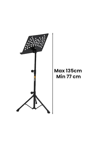 Lastvoice Nt-109 Pro Şef Tipi Büyük Boy Yüksek Kaliteli Nota Sehpası Standı Seti