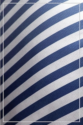 Vedsey Tekli 50x25x20 Cm Lacivert Çizgili Baskısız Hurç & Lacivert