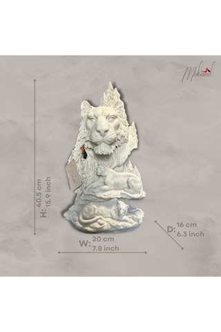 Kaplan Ailesini Yansıtan Bu Heykel, Salon Dekorasyonu