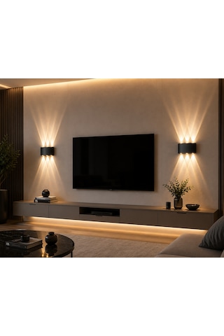 Cata Ct 8011 Haiti 10w Dış Mekan Led Aplik 3200k Gün Işığı Siyah