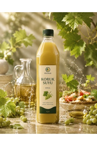 Promar Ekşi Koruk Suyu 3 x 1 L