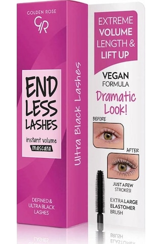 Golden Rose Endless Lashes Maskara Siyah