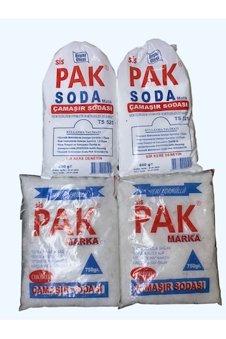 Pak Taş Çamaşır Sodası 4 x 600 G