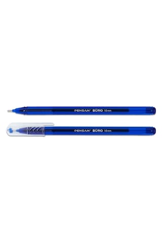 20 Adet Pensan 2270 Büro 1.0 Mm Mavi Tükenmez Kalem Ballpoint