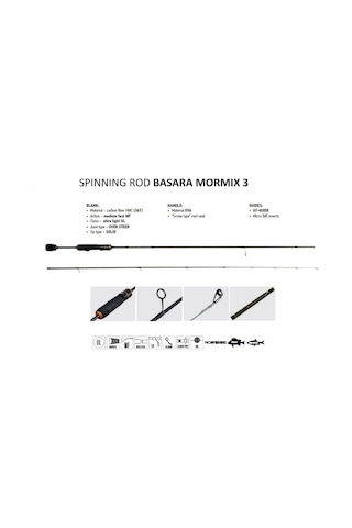 Lucky John Basara Mormıx 3 - 36t 0.5-3gr 2p 198cm Lrf Kamışı 0,5-3gr