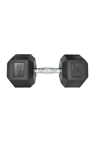 Rebuwo 22.5 KG 1 Adet Hex Dambıl Kauçuk Altıgen Dambıl Hex Dumbbell