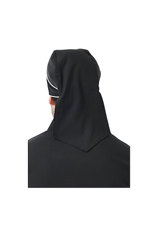 Kuyruklu Bone - Siyah-beyaz-12180 Siyah Beyaz