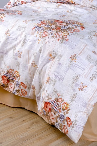 Aytunç Manolya %100 Pamuklu Çift Kişilik Nevresim Takımı 200x... Lacivert