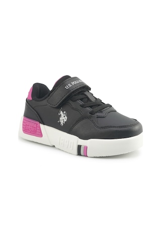 U.s. Polo Assn. Uttes Jr 5pr Siyah Kız Çocuk Sneaker Siyah-fusya