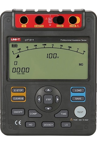 Unı-t Ut 511 Endüstriyel İzolasyon Test Cihazı 1000v 10g Ohm