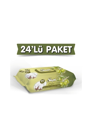 Sleepy Doğal Zeytinyağlı Islak Havlu Mendil 24Lü 2160 Yaprak