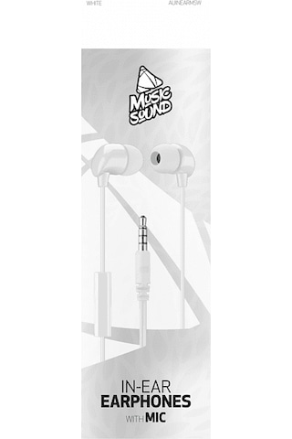 Cellularline Music Sound In-ear Kulak Içi Kablolu Kulaklık Beyaz -