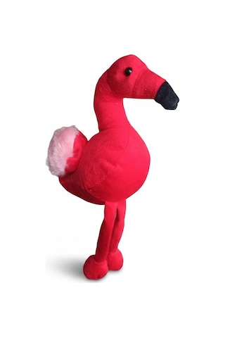 5 Adet Hawaii Flamingo Peluş Oyuncak 25 Cm Yumuşak Uyku Arkadaşı Parti Süsü Kampanya Paketi Set Kırmızı