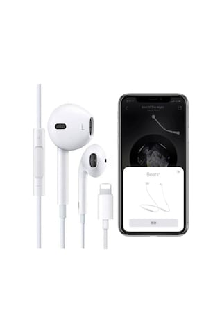Apple Uyumlu iOS Lightning Kulaklık 14 - 14 Pro Max Plus 13-13 Pro-13 Pro Max- 12 -12 Pro Max-11 -11 Pro 7/8 Diğer