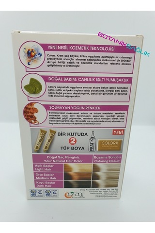 Colorx Saç Boyası Orta Küllü Kumral 8.1
