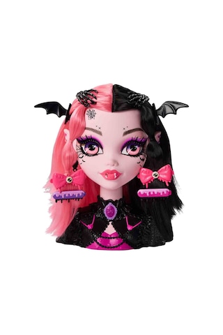 Monster Hıgh Draculaura Saç Tasarımı Büstü Renk Değişimli Aksesua