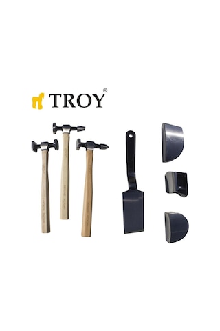 Troy 27299 Kaporta Ve Tampon Düzeltme Alet Seti. 7 Parça