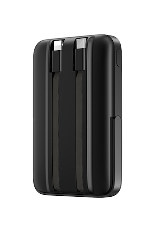Wiwu Wi-p077 Pionner Serisi Wireless Şarj Ve Pd 20w Hızlı Şarj Standlı Powerbank 15w 10000mah Siyah Siyah