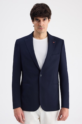 Twn Slim Fit Lacivert Armürlü Kumaş Ceket 6ec04bb01474m 101