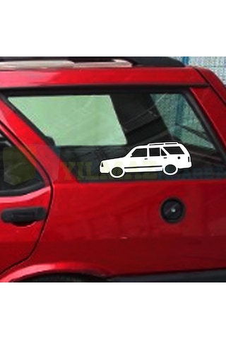 Tofaş Kartal Basık Araç Sticker Yapıştırma Araba Etiket 1 Çift