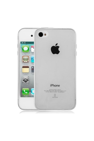 Apple Uyumlu iPhone 4/4S Seffaf Silikon Kilif 529305003