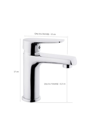 Tema Zenn Banyo Lavabo Bataryası Musluk Krom